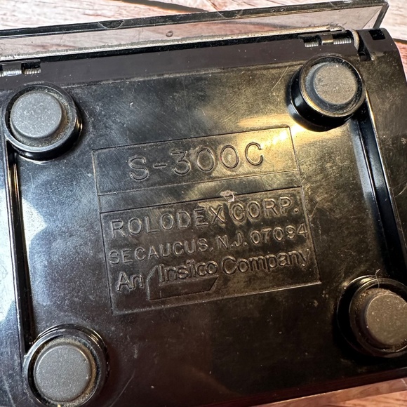 Vintage Rolodex S-300C Covered Card File  | Mid-Century Office Storage - Picture 7 of 7